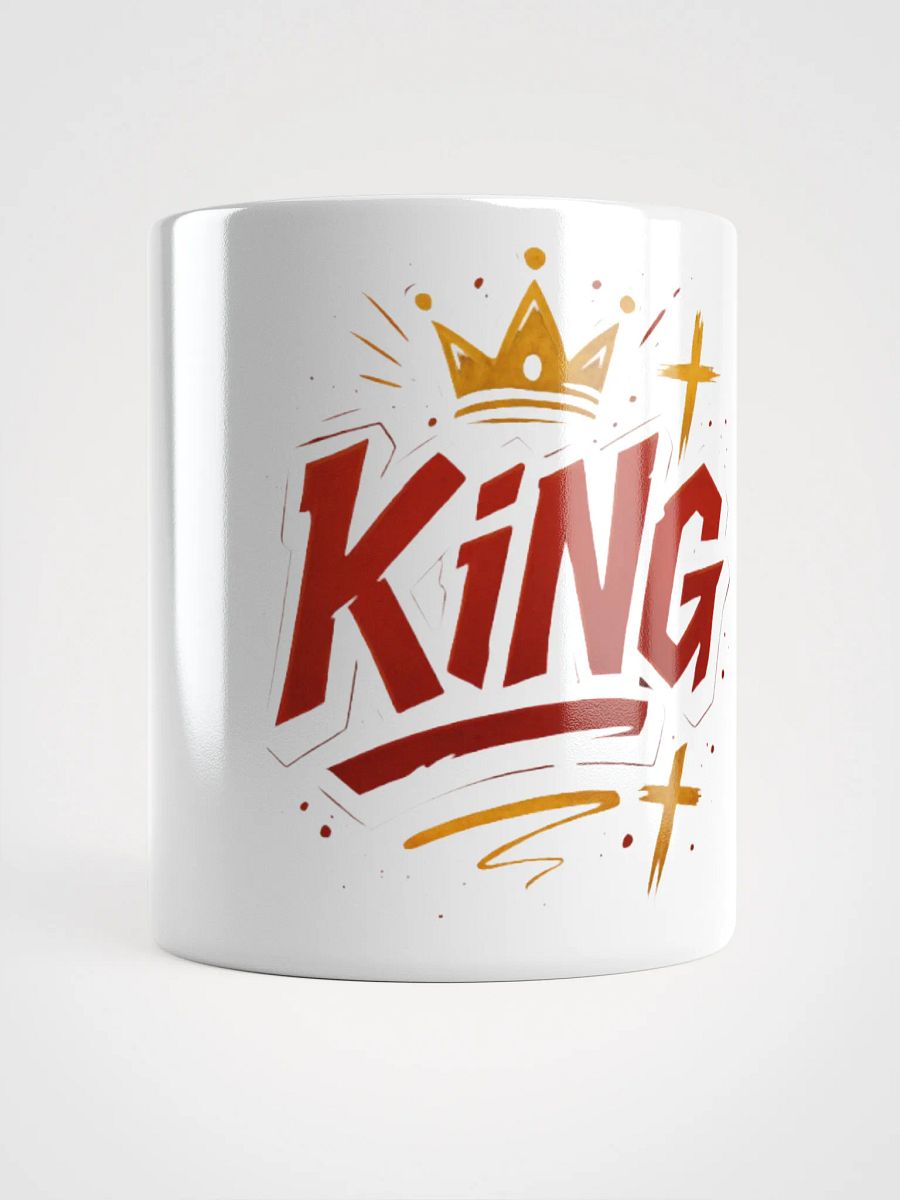 KING Energy White Glossy Mug | Daily Grind Edition product image (14)