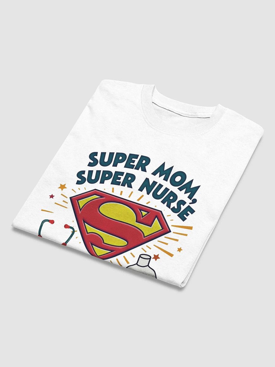 Super Mom, Super Nurse Emblem T-Shirt product image (48)