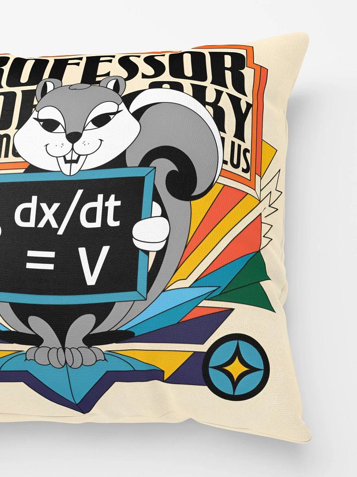 Comfy Pillow: Prof Pooky Taught Me calculus product image (4)