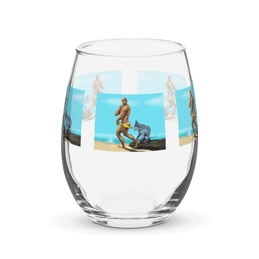 Beach Wrecker Wine Glass product image (1)