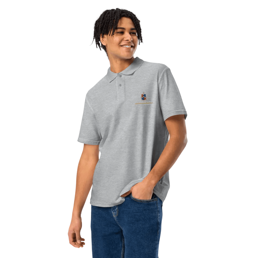 ADG Crest Polo - Grey product image (5)