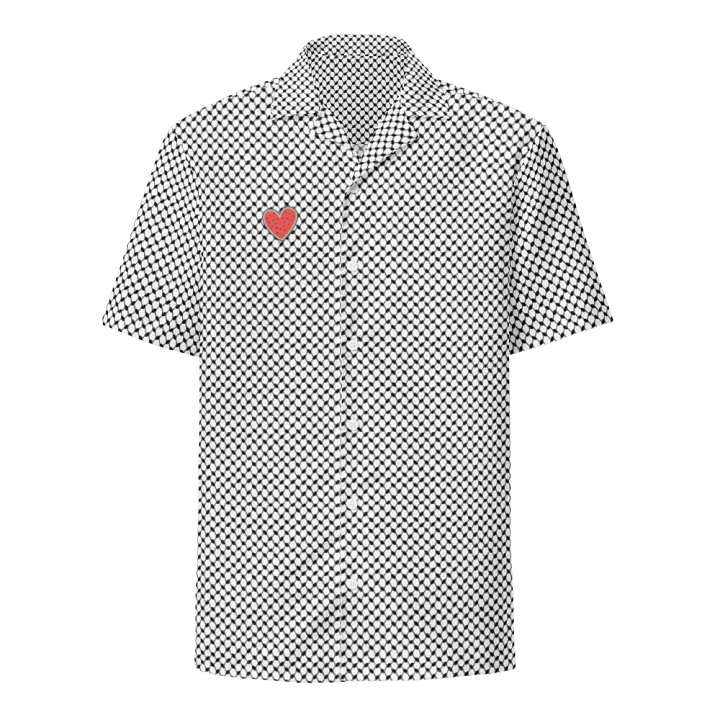 Keffiyeh Watermelon Heart Button Shirt product image (1)
