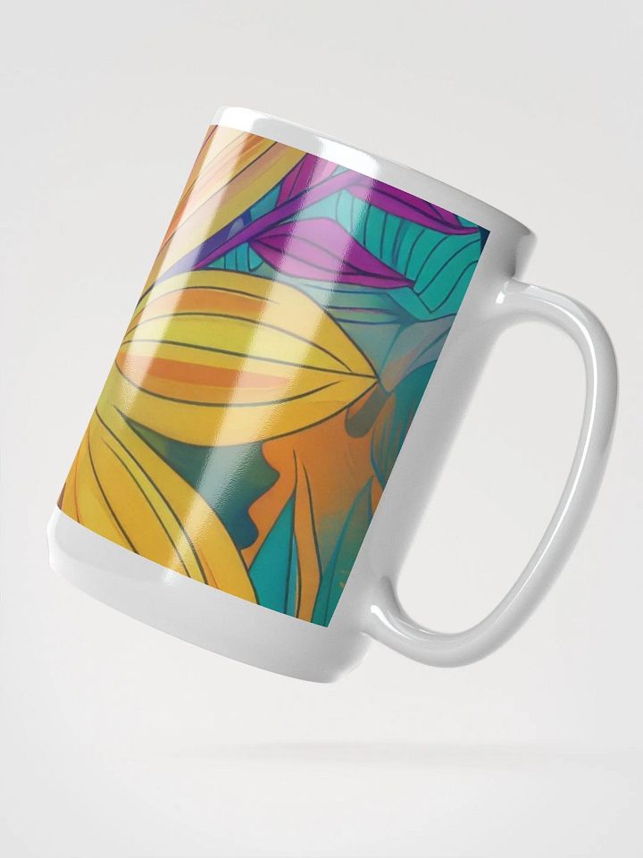 Botanical Bliss White Glossy Mug product image (2)
