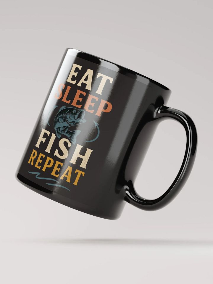 Funny Fishing Mug – Eat Sleep Fish Repeat product image (3)