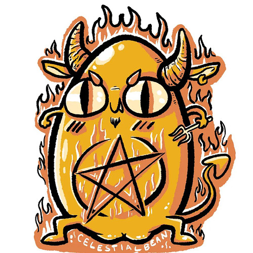 This month's kofi sticker! Deviled egg! Sticker bean subscribers, expect to see this stinker in your mailbox soooon!
#deviled...