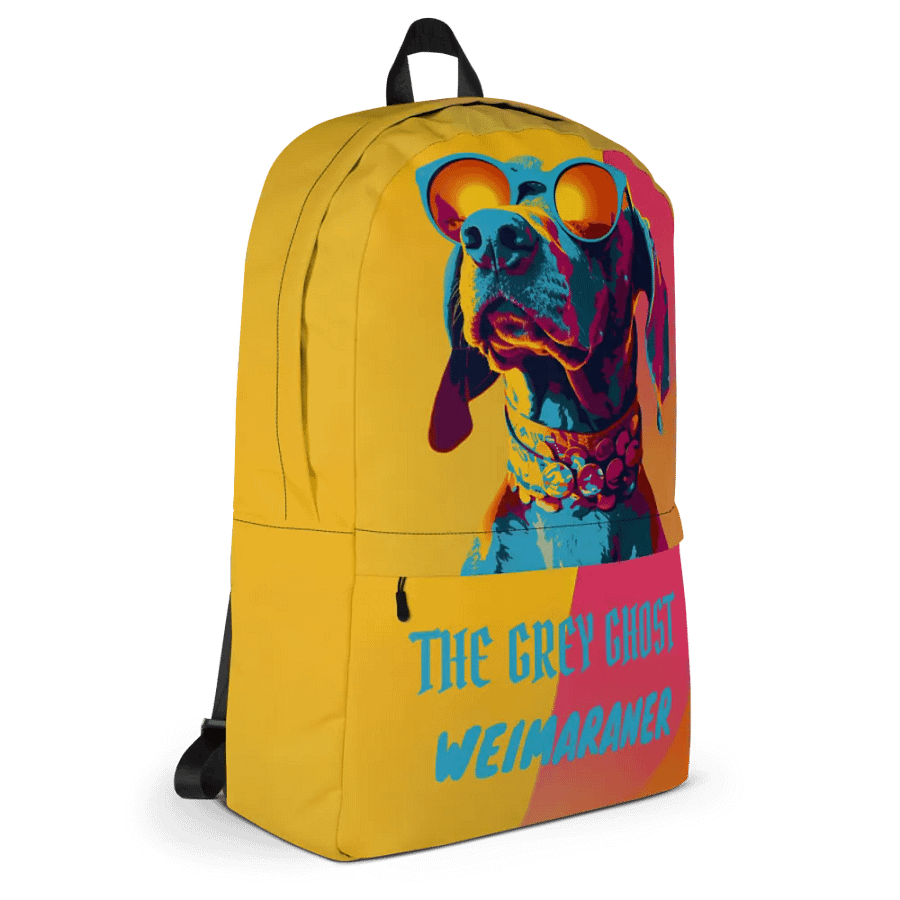 The Grey Ghost Weimaraner All-Over Print Backpack product image (5)