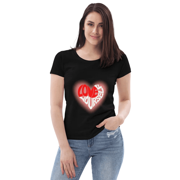 Love Yourself Heart Graphic Tee product image (1)