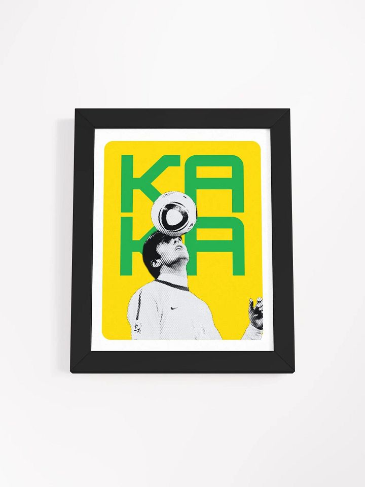 Kaka BW Brazil Name Art Framed Print product image (1)