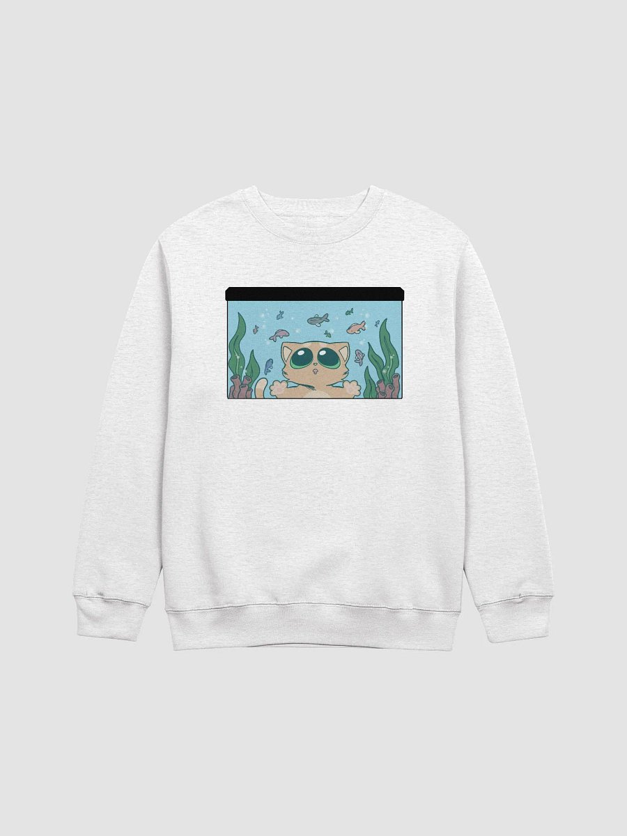 Fishing Feline Unisex Crewneck Sweatshirt product image (2)