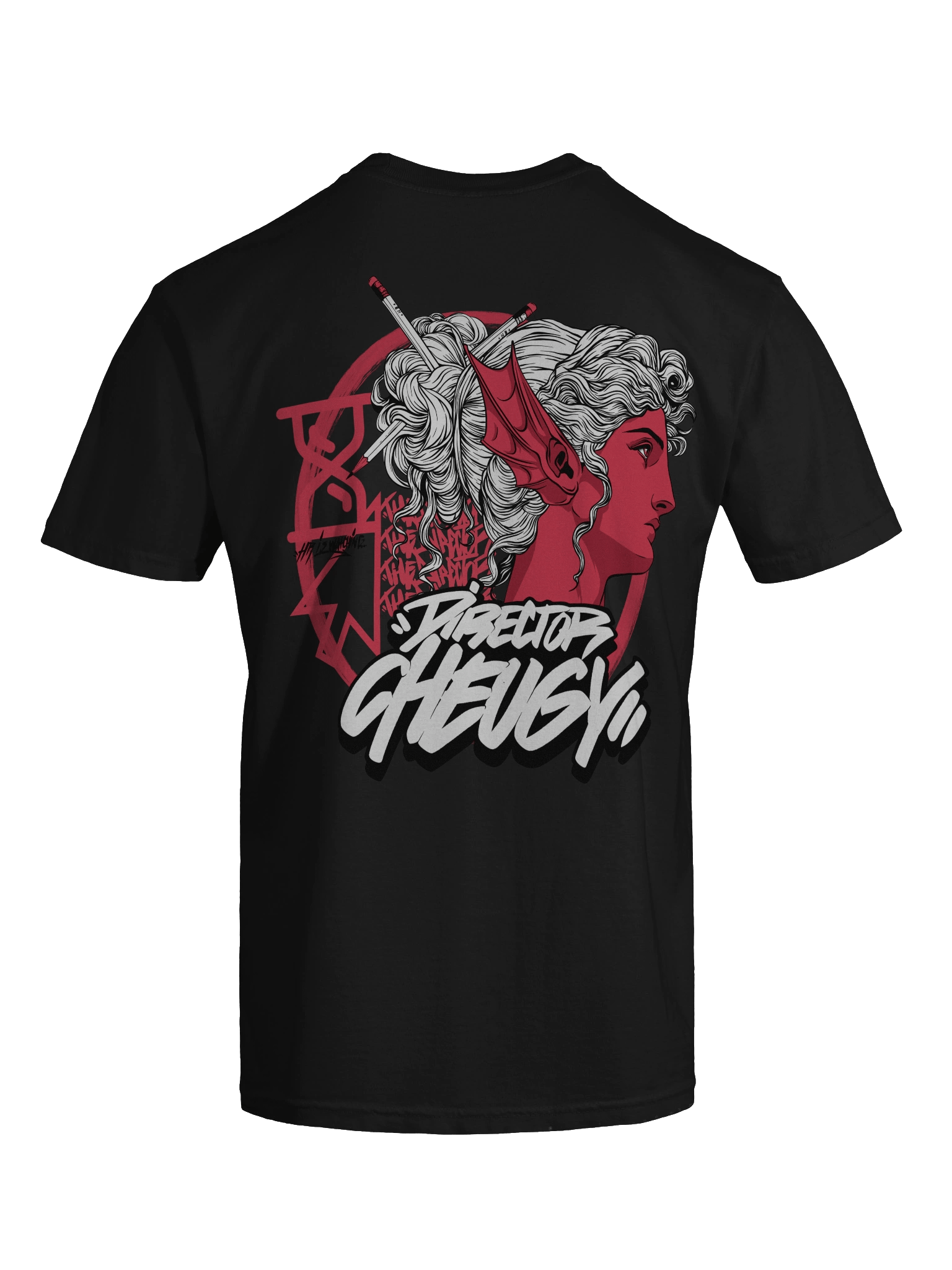 Bustin Tee (Back Graphic - Red) product image (9)