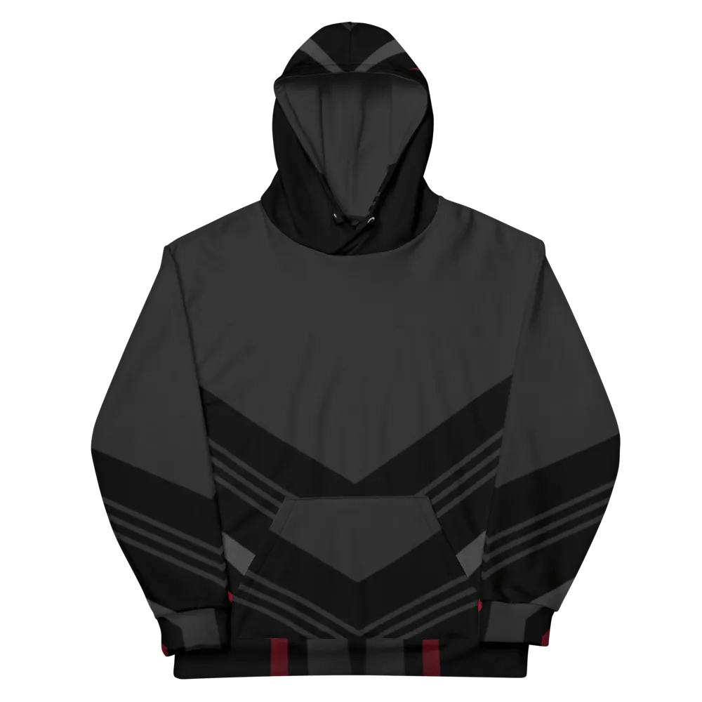 Symmetry in Red Unisex Hoodie product image (11)