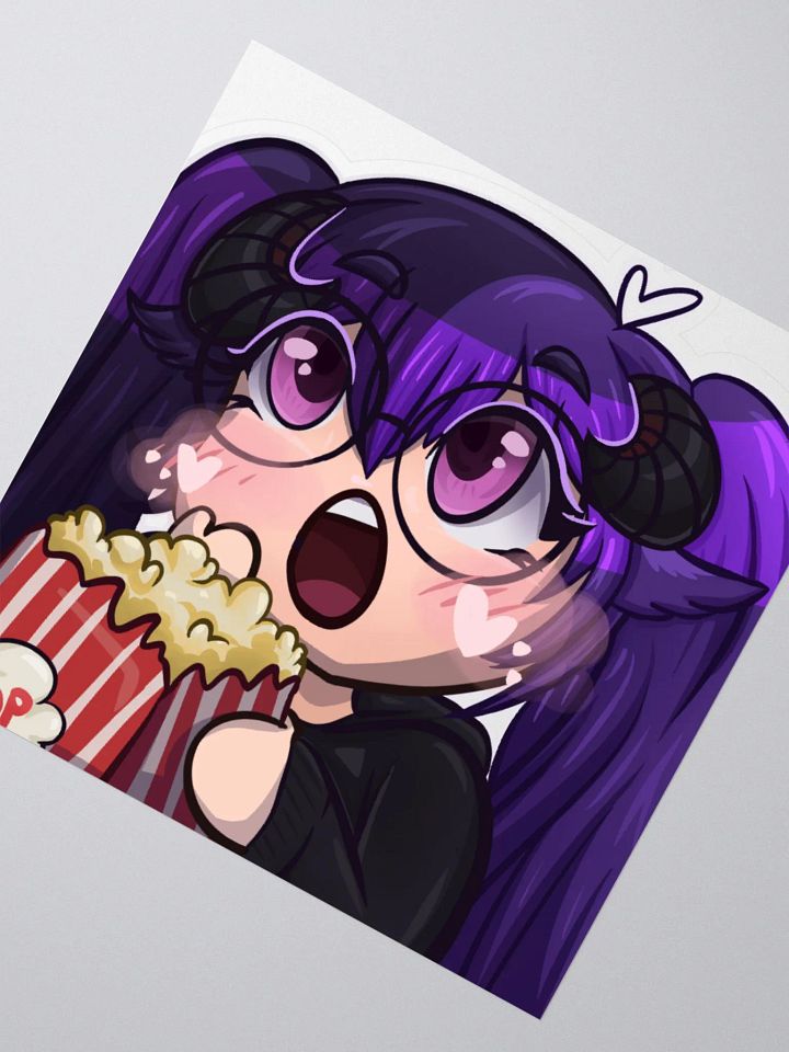 Popcorn Sleepy Emote Sticker product image (4)