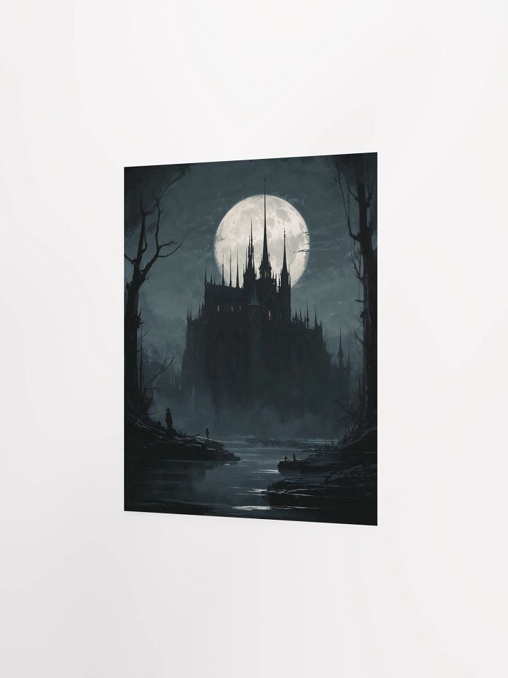 Moonlit Cathedral of the Damned Matte Poster product image (13)