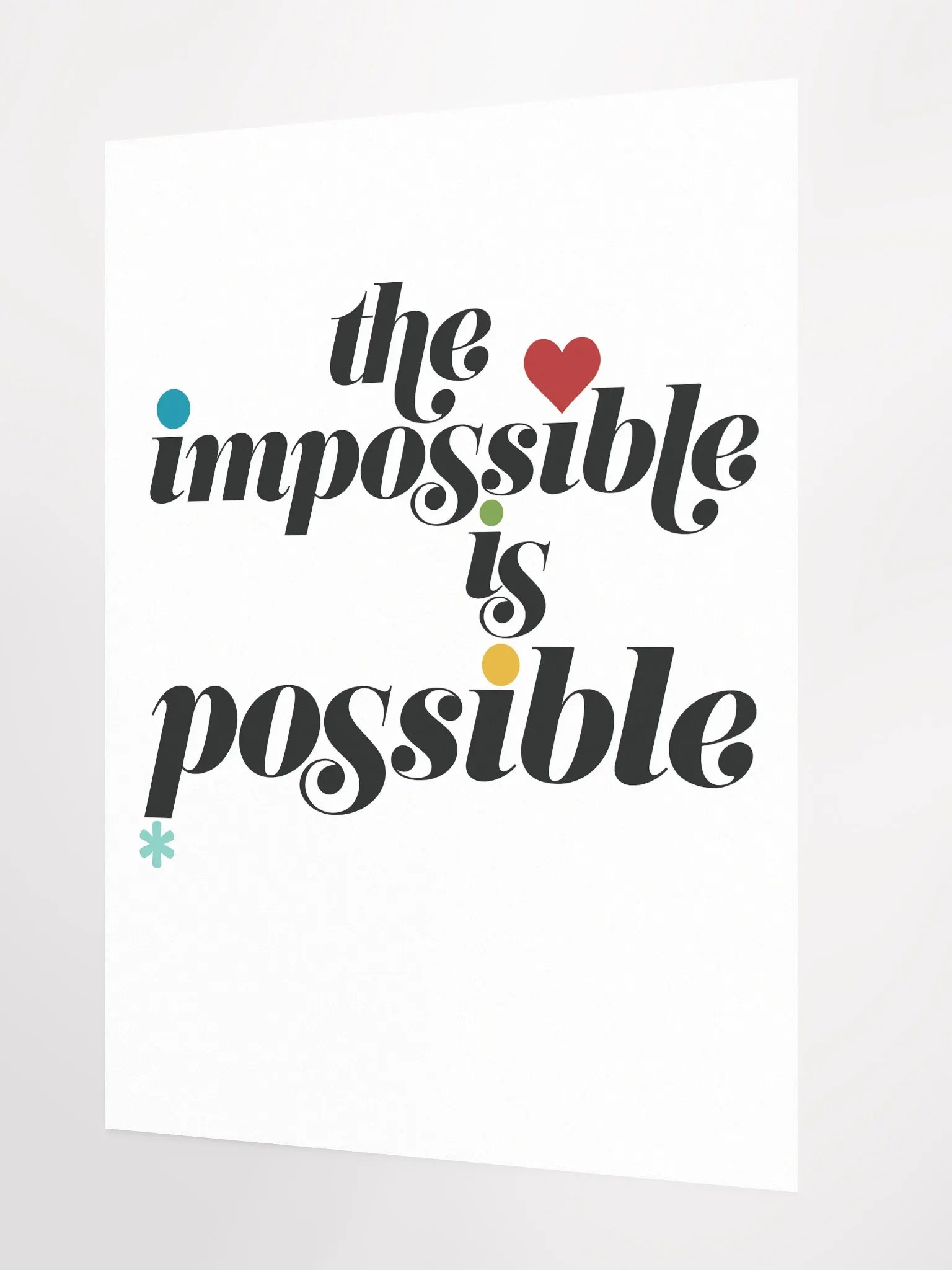 The Impossible Is Possible Pop Poster product image (2)