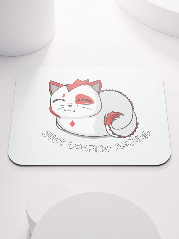 Just Loafing Around Cat Mouse Pad product image (1)