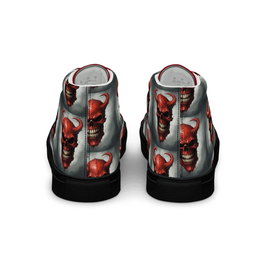 Red Demon Skull Men's High Tops product image (5)