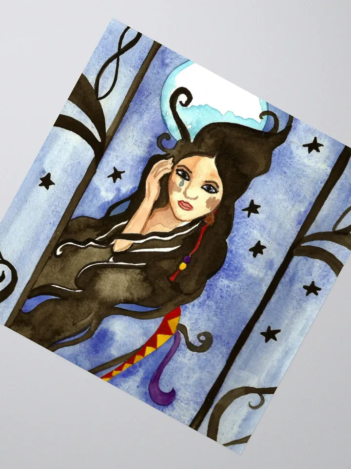 Kuutar Goddess Of The Moon Sticker product image (5)