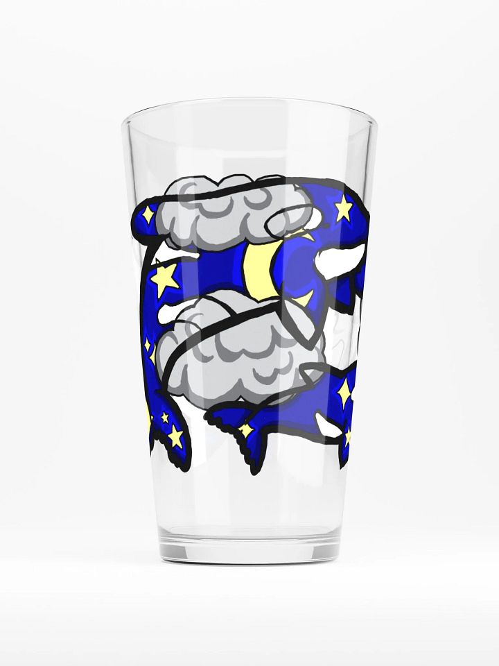 midnight orca pint glass product image (2)