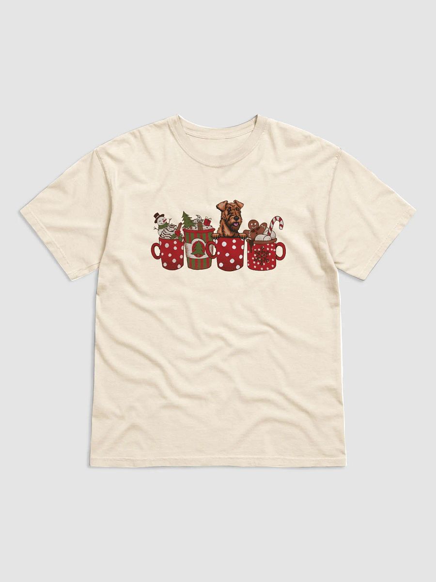 Cute Irish Terrier in a Christmas Cup T-Shirt | Funny Christmas Pup in a Cup product image (14)