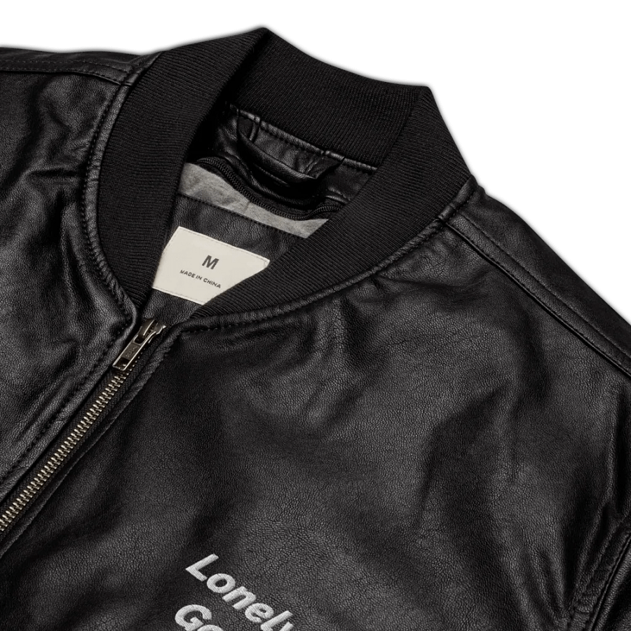 LONELYGOAT Leather Bomber Jacket product image (8)