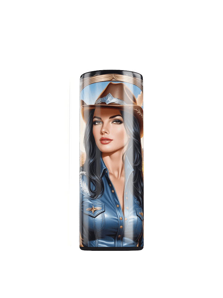 Beautiful Cowgirl 20 oz Skinny Stainless Steel Tumbler - v4 product image (1)