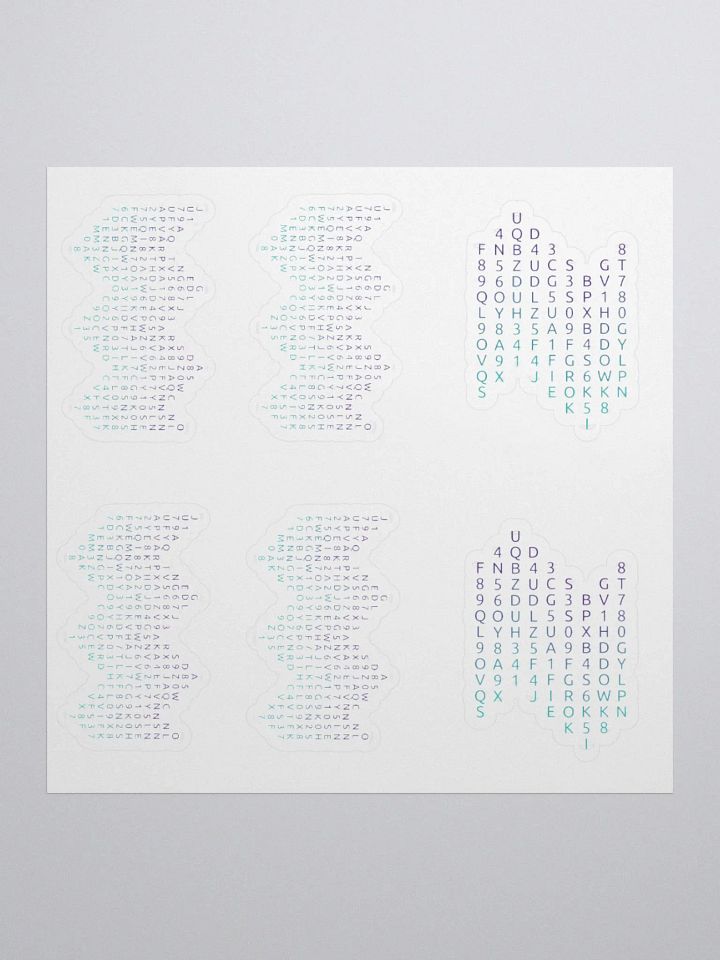 Ra1nfall Sticker Sheet product image (3)