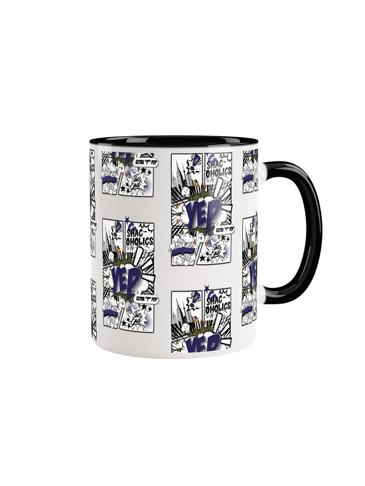Shac-Oholics Comic Blast Mug - Dark Blue 
