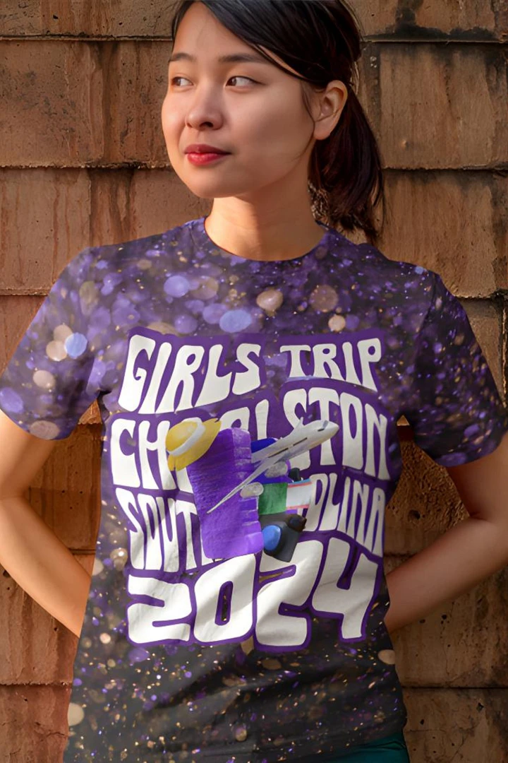 Girls Trip Charleston Sc 2024 All Over Print T-shirt product image (1)