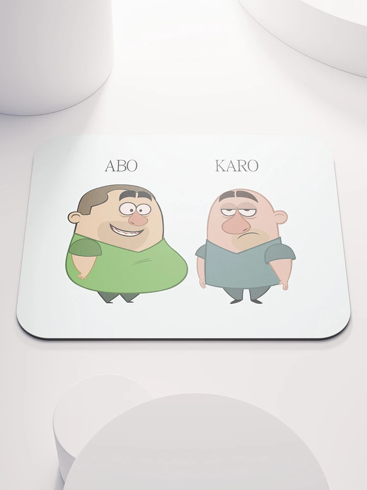 Abo and Karo - Dynamic Duo Mouse Pad product image (1)
