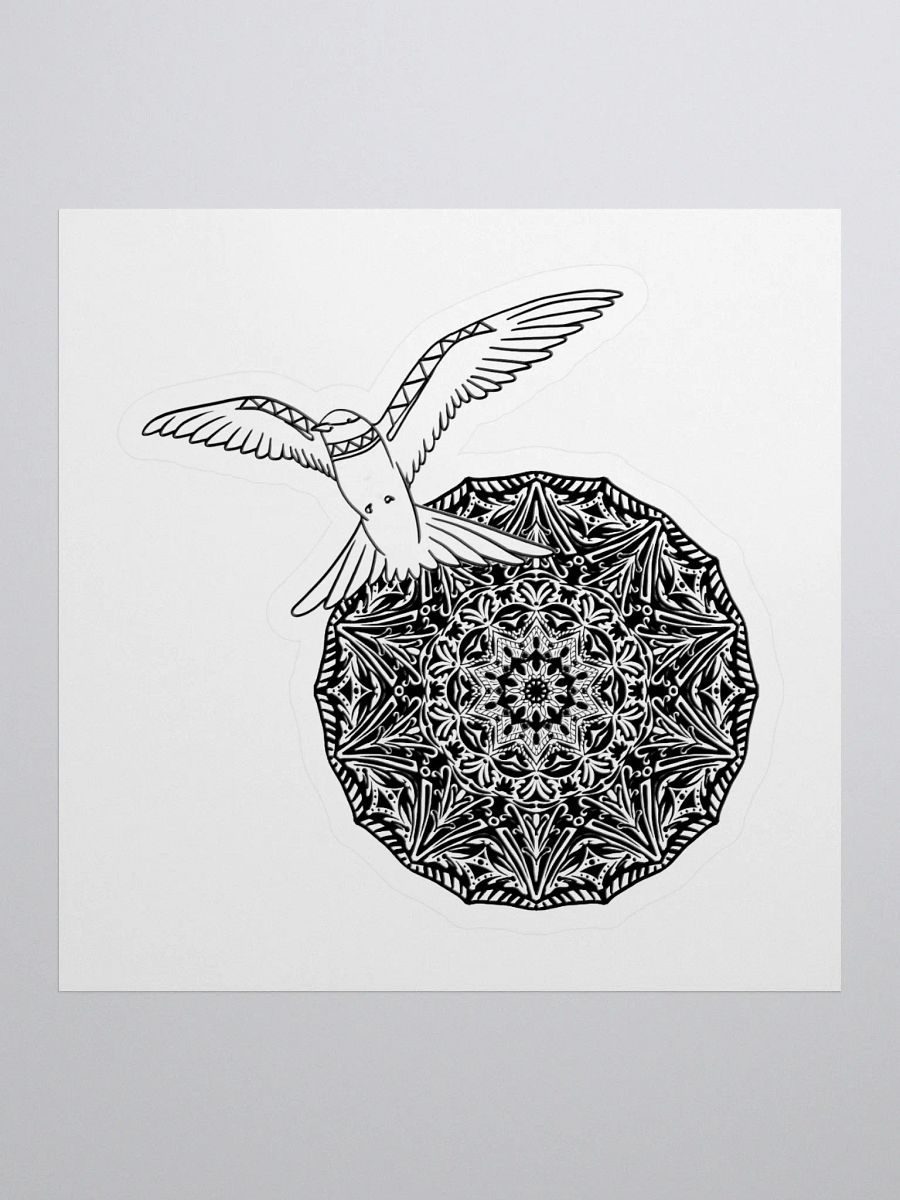 Ornate Monochrome Medallion Stickers product image (1)
