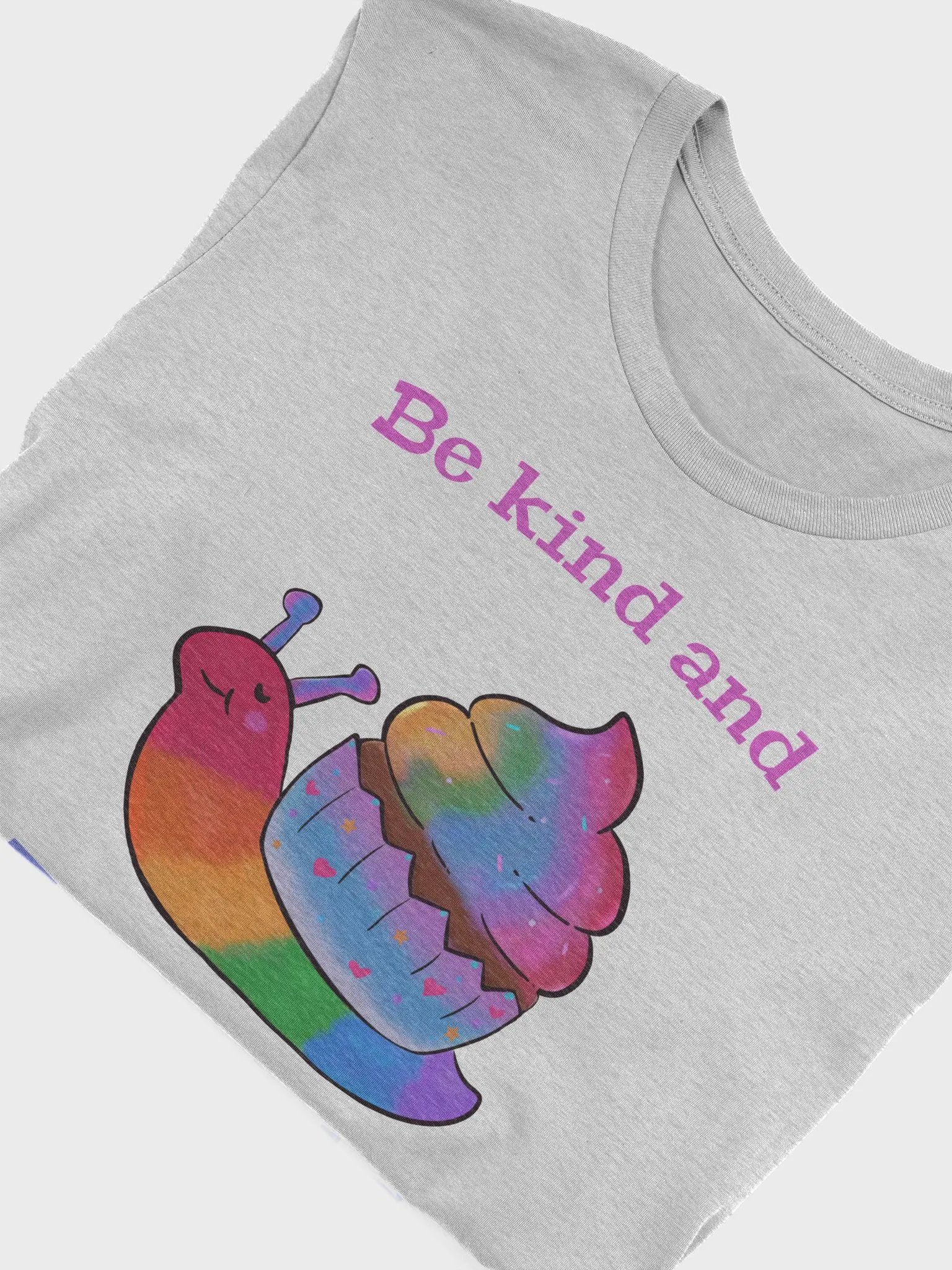 Be Kind & Eat Snacks Snail T-shirt product image (5)