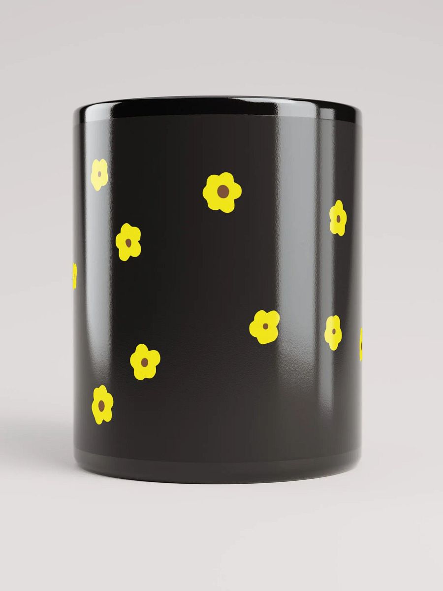 SMALL FLOWERS YELLOW BEAUTIFUL COLORS CONTRAST SHINY MUG product image (5)