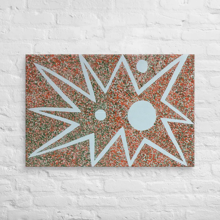 Orange/Green Green/Orange on Canvas (24" x 36") product image (2)