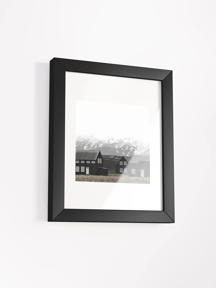 Iceland Mountain Retreat Framed Poster product image (39)