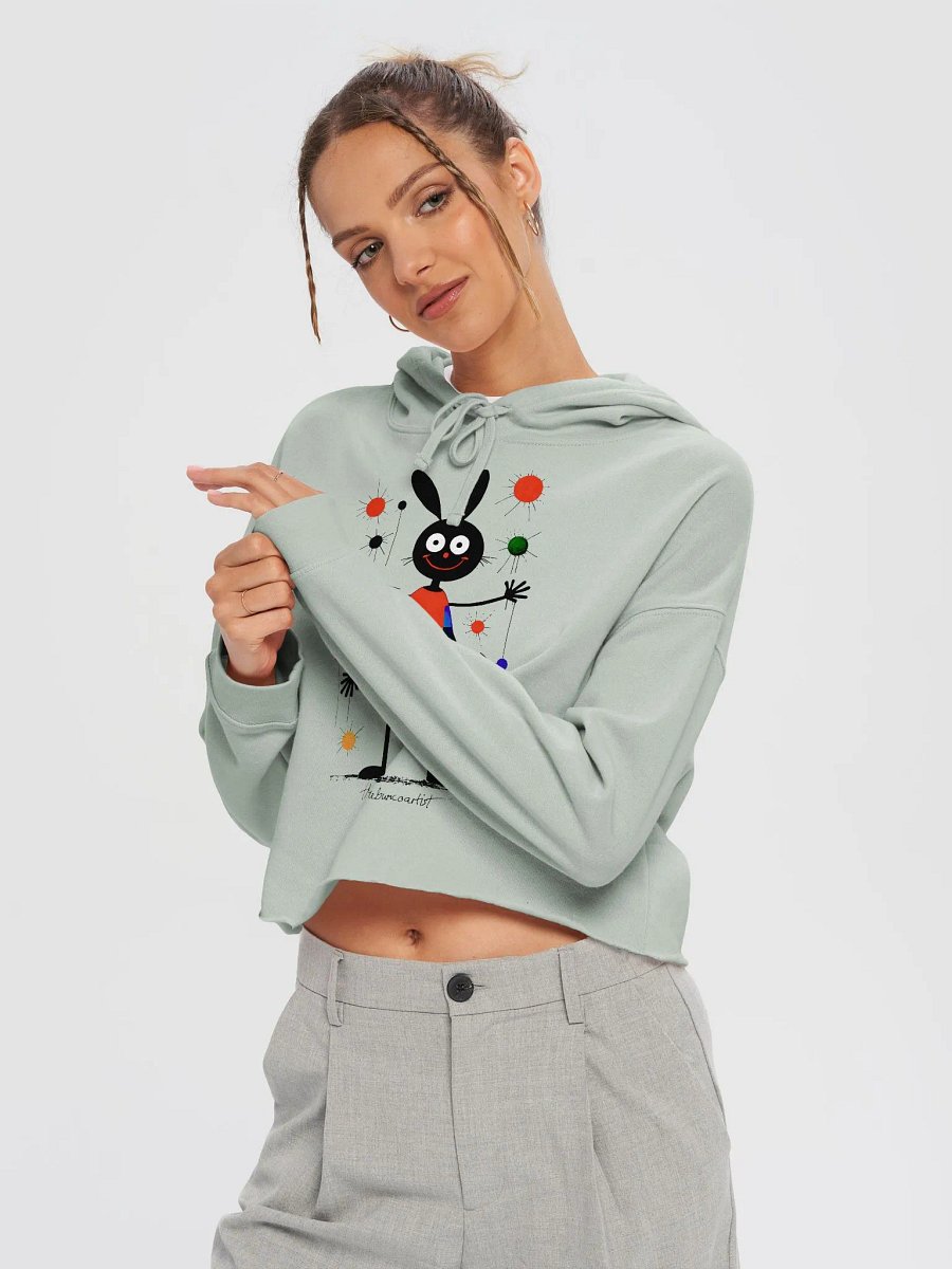 Independent Trading Co. Women’s Lightweight Cropped Hoodie product image (1)