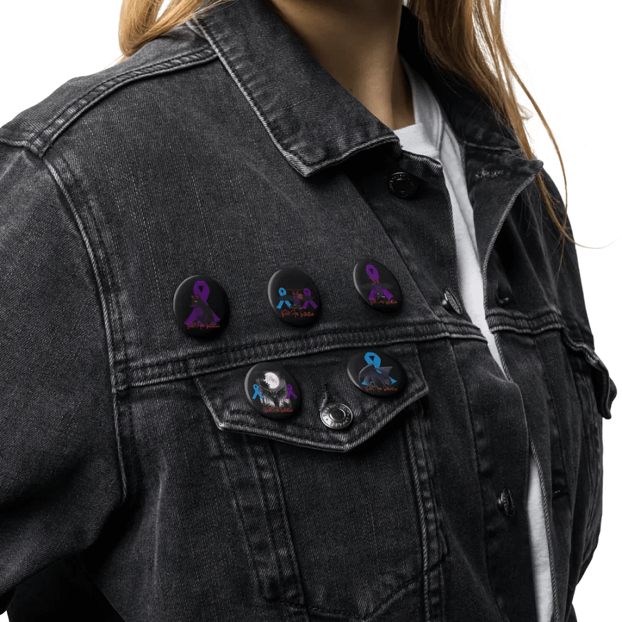 Huntington's Awareness Button Pin Set product image (12)