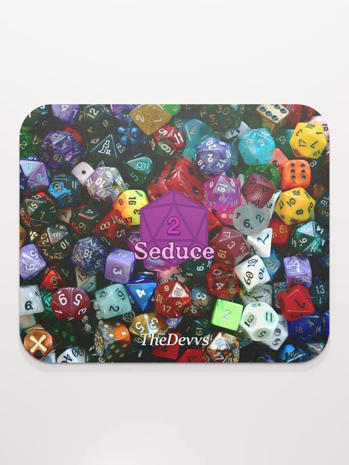 Simple Dice Mouse Pad product image (2)