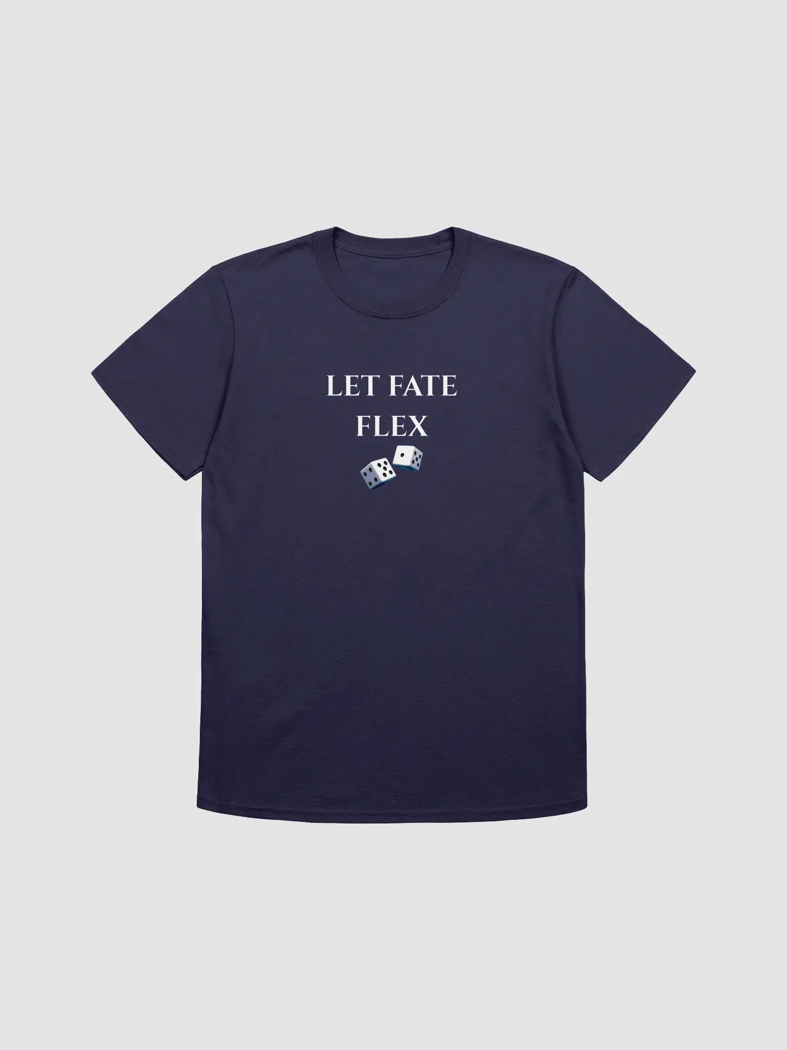 Let Fate Flex Rolling Dice Unisex T-Shirt product image (14)