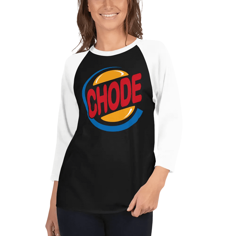 Chode Burger raglan product image (4)
