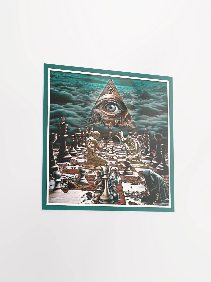 Mystical Chessboard Poster/unique abstract digital artwork product image (11)