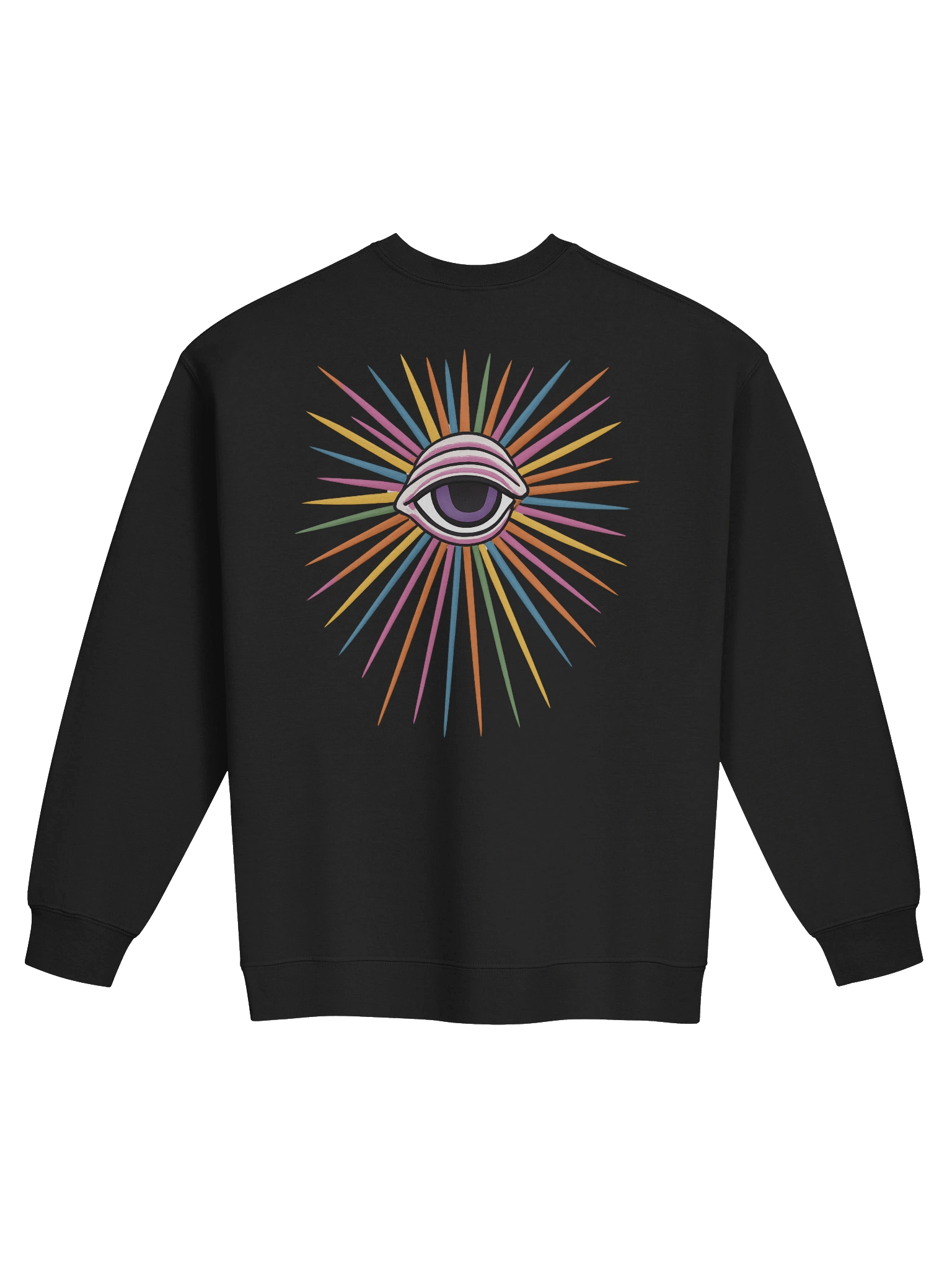 Men's PWR Radiating Eye Black Crewneck product image (2)