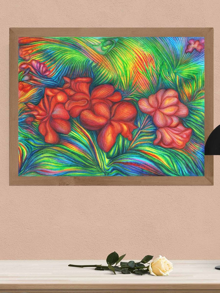 Blank Canvas Collection - Tropical Red Flowers product image (8)
