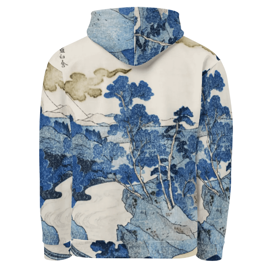 Fuji no Yukei All-Over Print Recycled Unisex Hoodie product image (4)