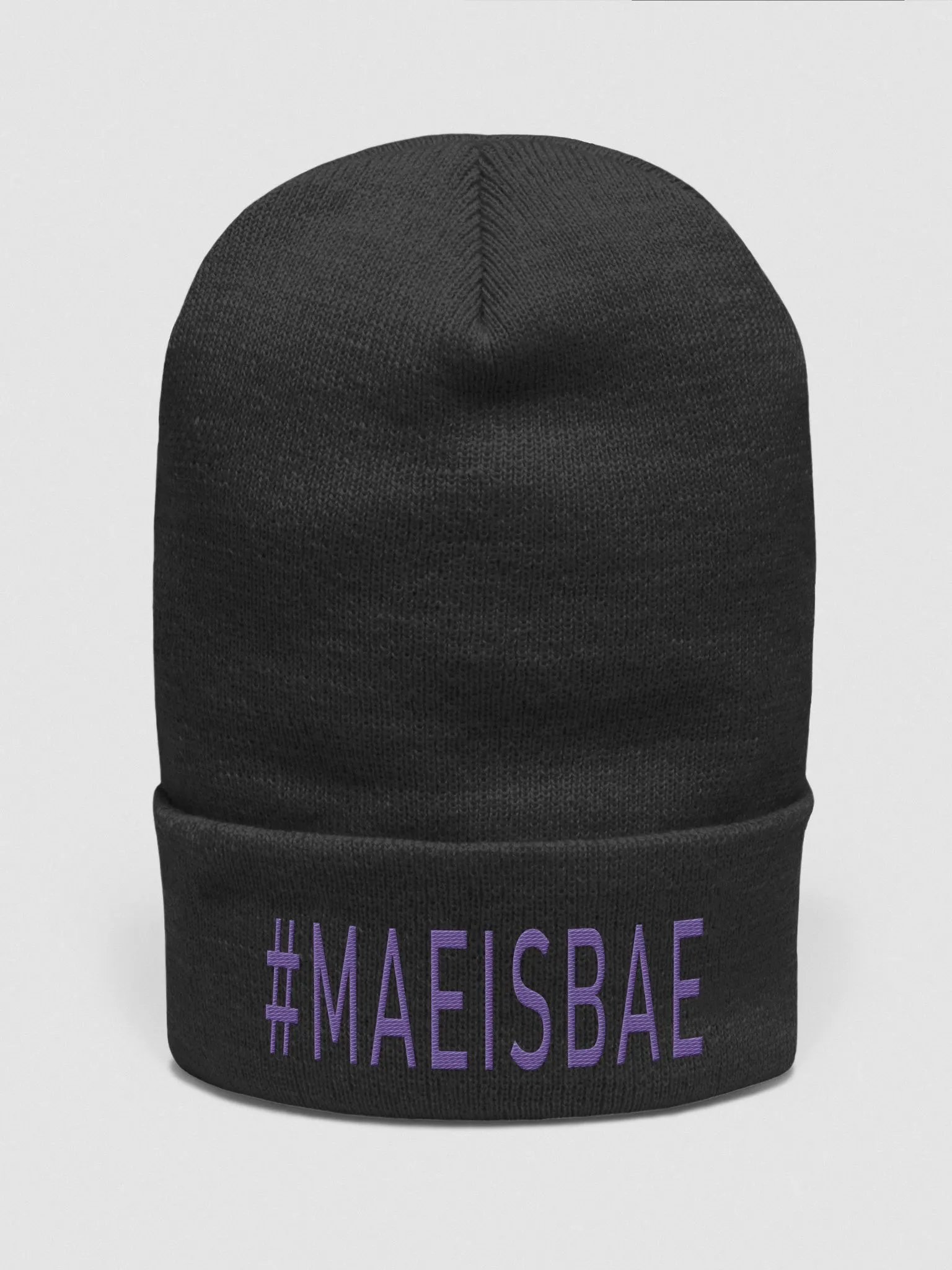 #maeisbae Purple Beanie product image (1)