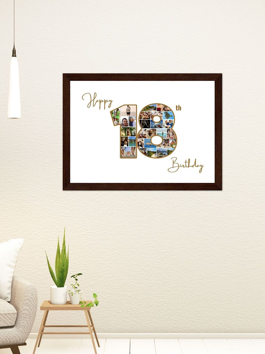 Happy 18th Birthday Photo Collage Canva Template product image (7)