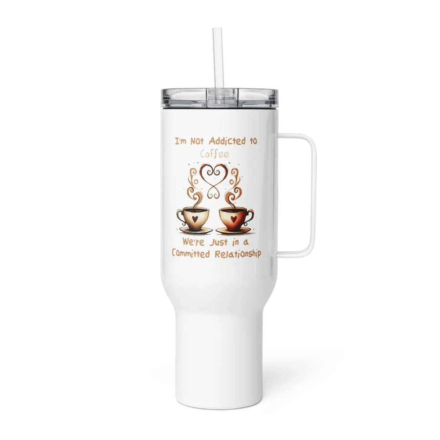 Coffee Committed Relationship Lg. Stainless Steel Travel Mug product image (4)