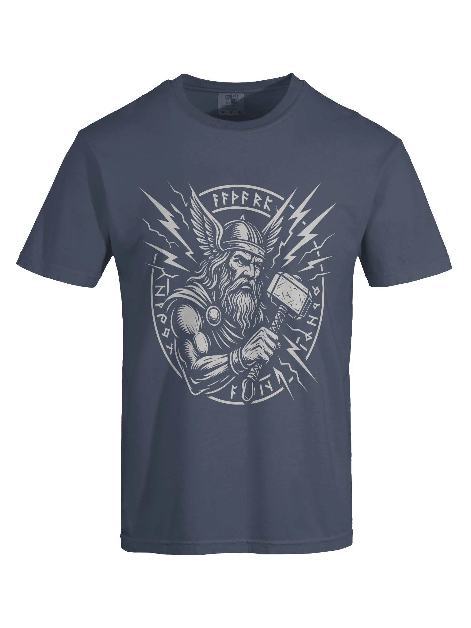 Comfort Colors Garment-Dyed Heavyweight T-Shirt – Thor God of Thunder Viking Print product image (7)