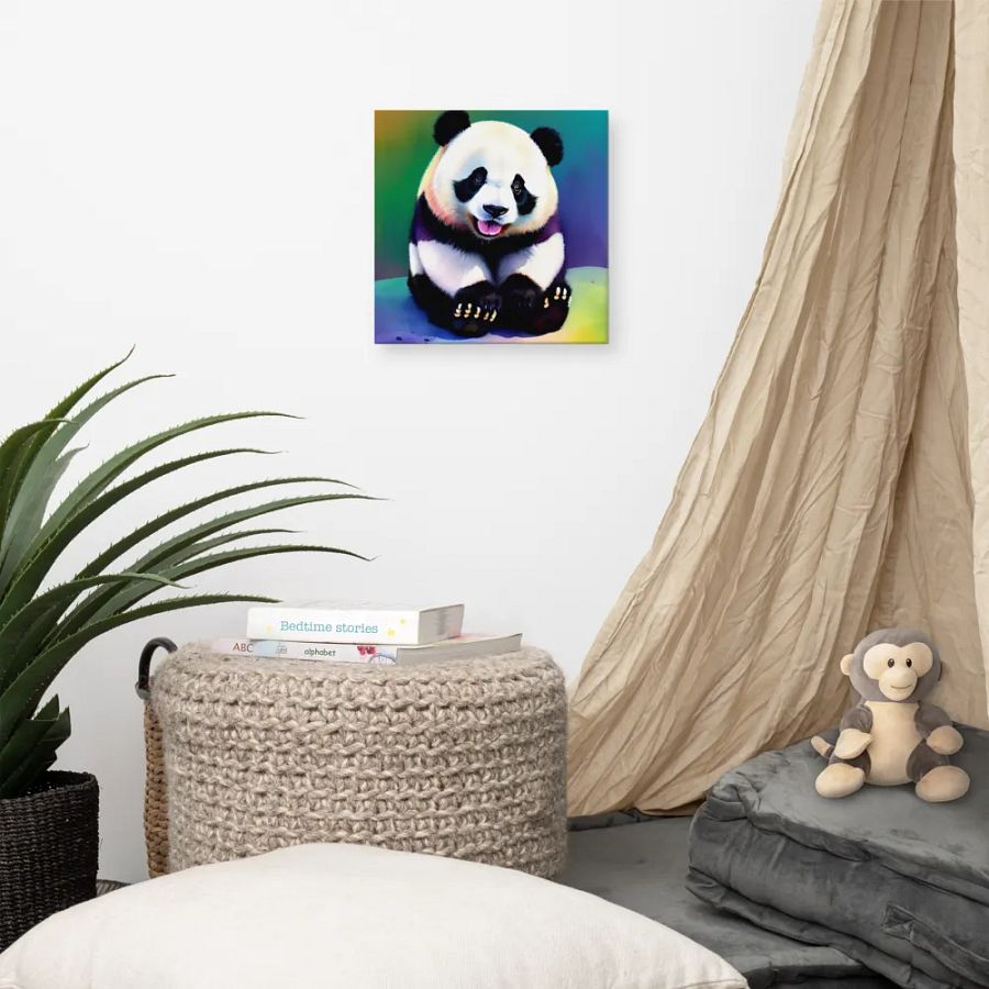 Cute Panda Digital Painting - v3 product image (7)