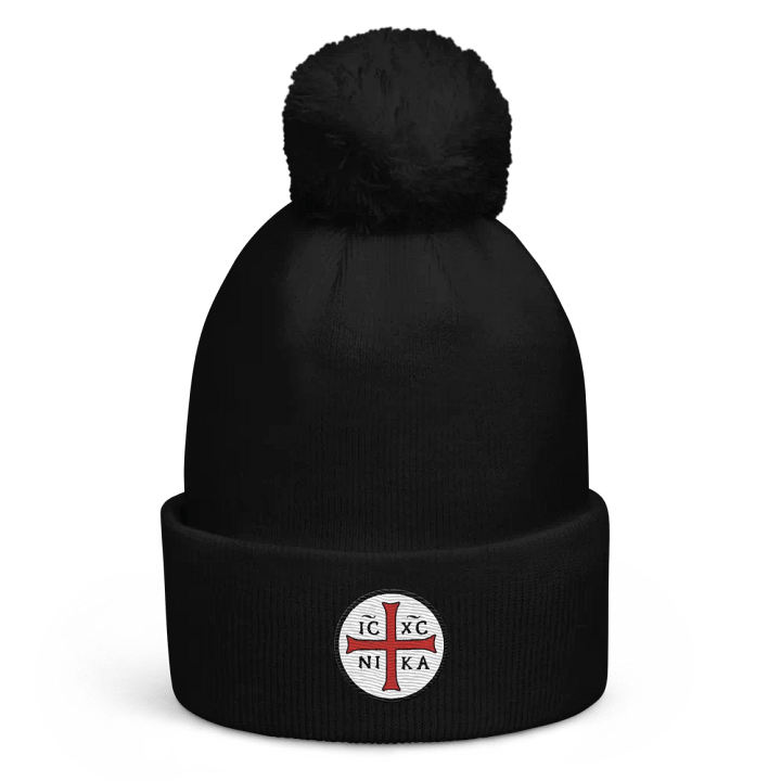 IC XC NI KA - Pom Pom Beanie (Black - First Edition) product image (1)