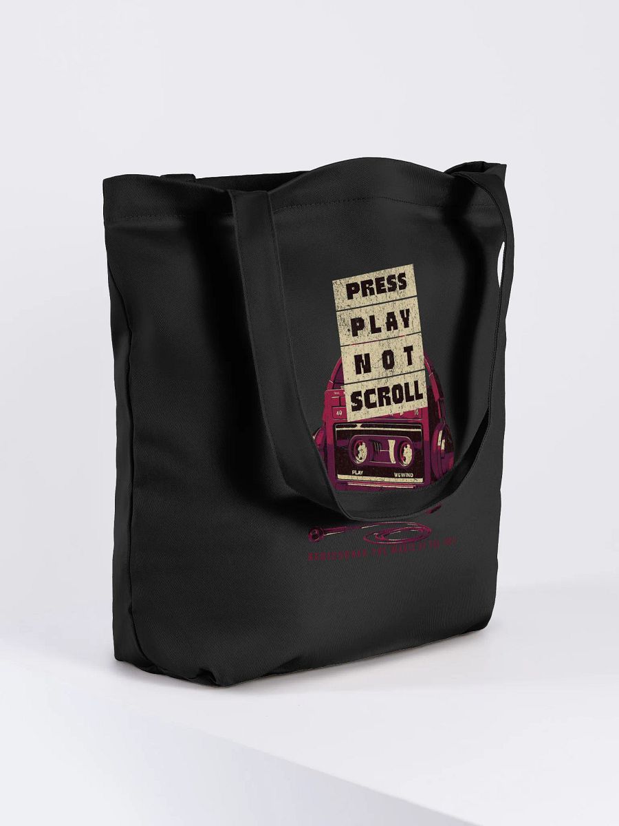 Press Play Not Scroll - Tote product image (4)